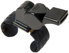 Fox 40 Pearl Official Fingergrip Whistle (Black)